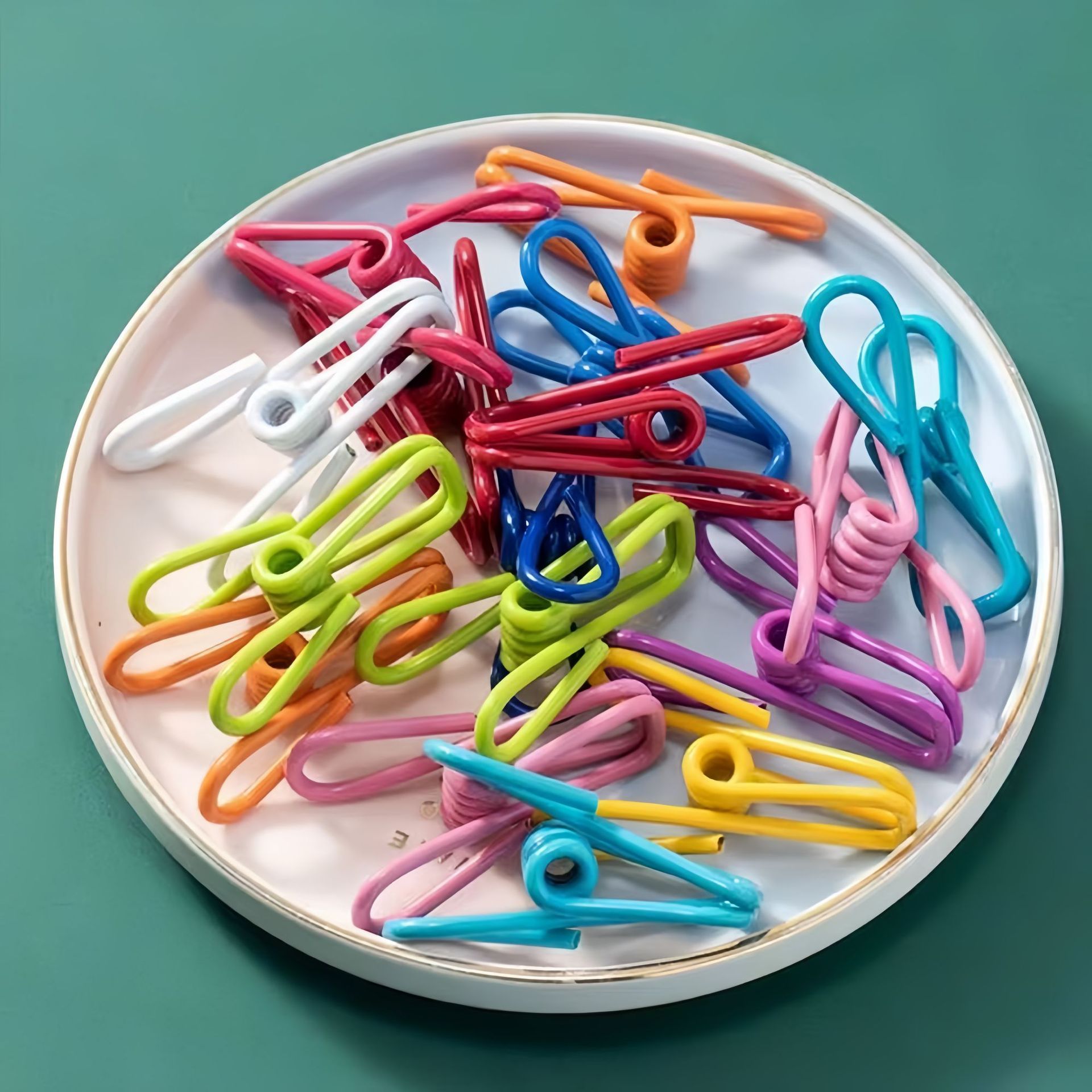 10 Pack color multi-function clothes small clip fixed photo clip creative non-slip clothes clip sealing clip