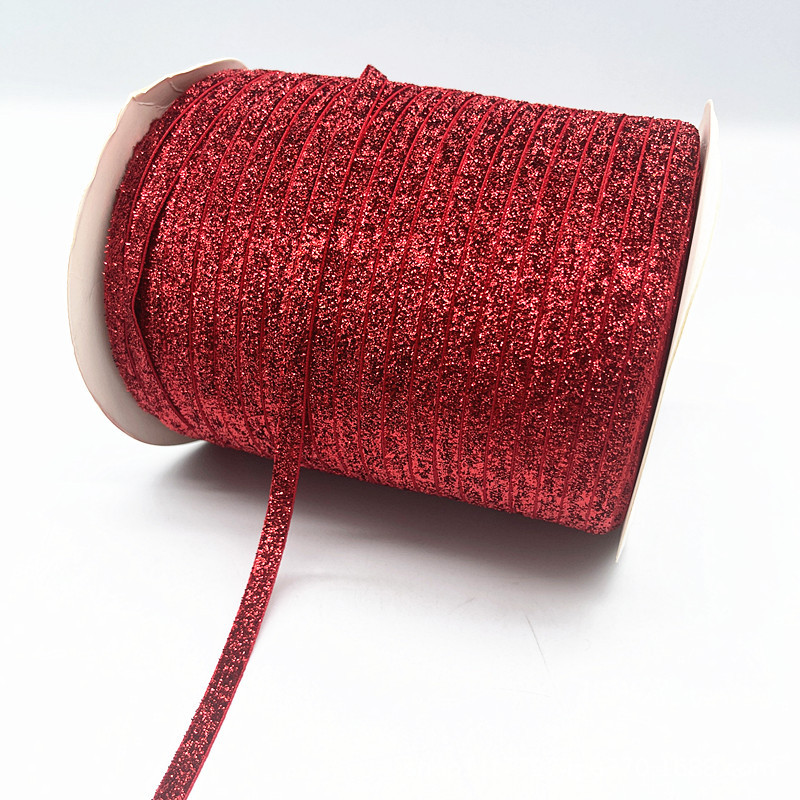 Fabricantes al por mayor 1CM hechos a mano embalaje de regalos de cinta de lana unilateral cinta de cebolla cinta de terciopelo decoración DIY