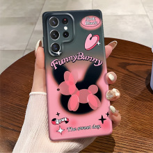 晕染彩色拼接三星s24ultra保护壳s23菲林s25卡通s21小众s20手机壳