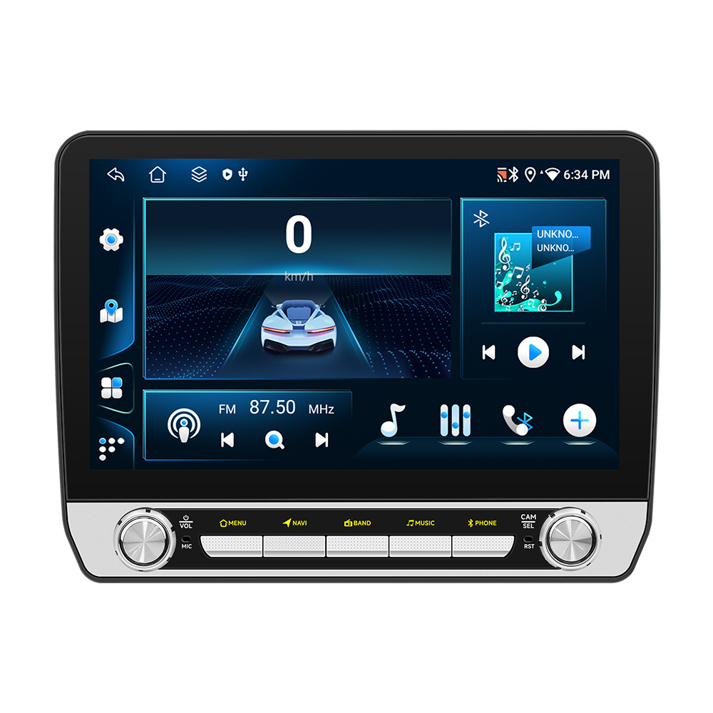 Nuevos productos transfronterizos 10.1 pulgadas de navegación inalámbrica Carplay GPS de navegación de automóviles de uso general inteligente