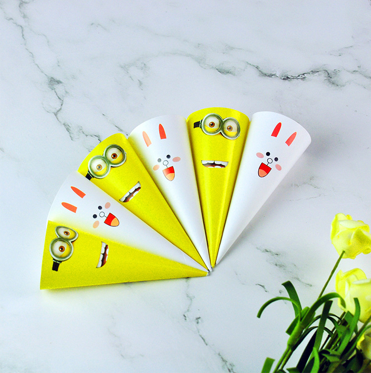 23度冰淇淋纸筒一次性纸套脆筒皮纸托冰激凌筒1000个定制厂家直供