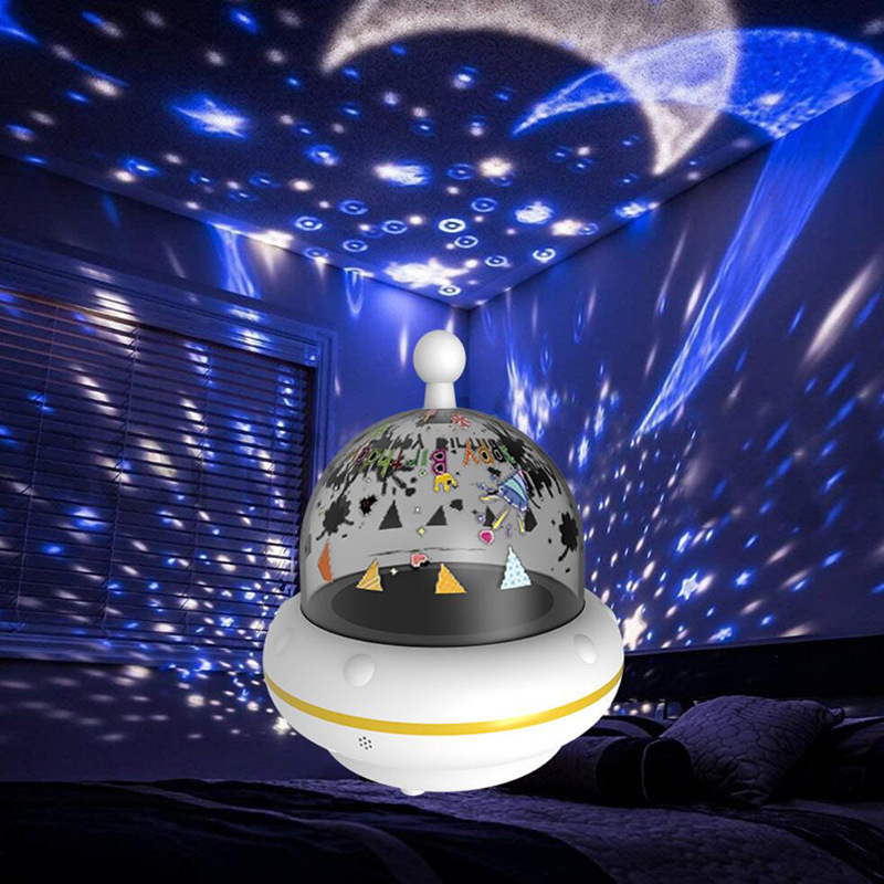 儿童生日礼物蓝牙音乐氛围小夜灯礼品海洋星际投影仪多图案星空灯