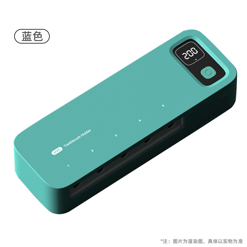 UV Cepillo de Dientes esterilizador de secado al aire estante de desinfección transfronteriza sin perforaciones inteligente multifunción plug-in-free rack de almacenamiento