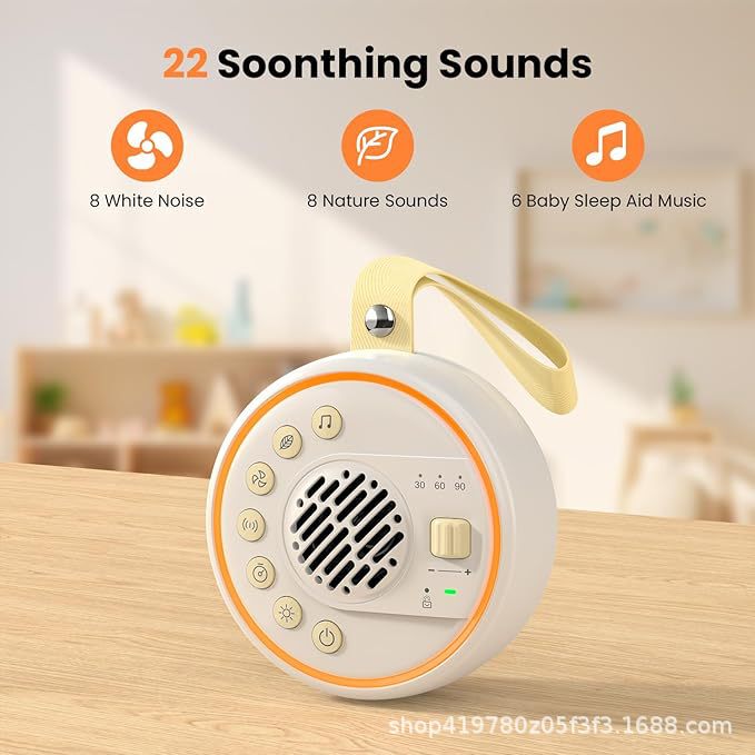 Portable Baby White Noise Machine with Bluetooth Function, Soothing Sound Effects to Aid Sleep, Suitable for Adults, Yoga, Home Use, and Travel Portable Baby White Noise Machine with Bluetooth Function, Soothing Sound Effects to Aid Sleep, Suitable for Adults, Yoga, Home Use, and Travel