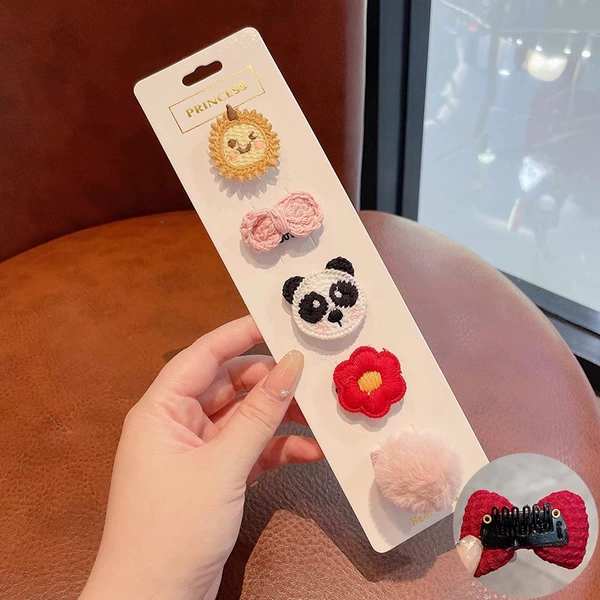 3#Red Flower Panda sweat fur