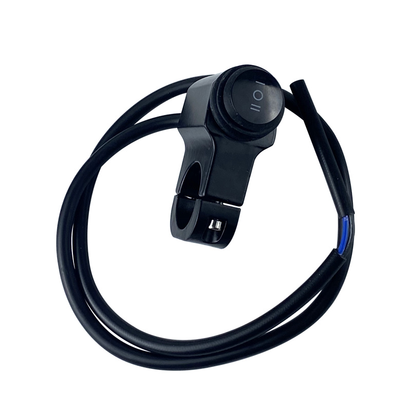 Accesorios de la motocicleta modificación interruptor de aleación de aluminio a prueba de agua luz roja interruptor de tres engranajes faro LED spotlight interruptor de alimentación