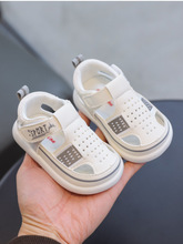 夏季男宝宝凉鞋学步鞋软底女一岁半婴儿鞋子小童透气防滑6一12月9