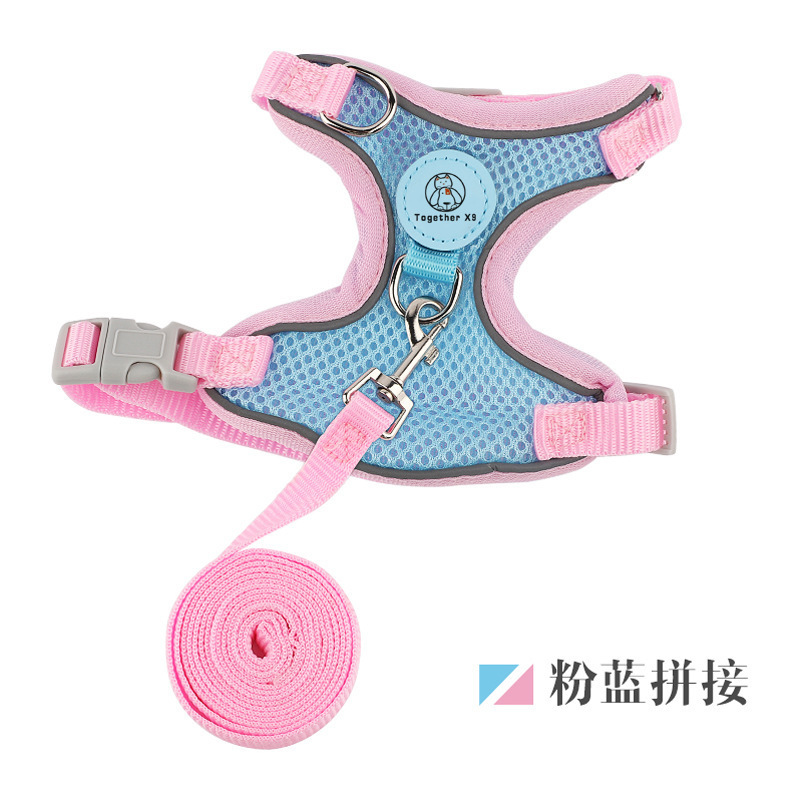 Correa de gato Estilo Chaleco correa de pecho anti-rotura cuerda de gato Bolt Cadena de gato suministros especiales de salida