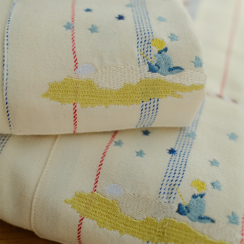 收获光芒72-小王子情侣睡衣男女款秋冬季纯棉野兽家居服加厚套装