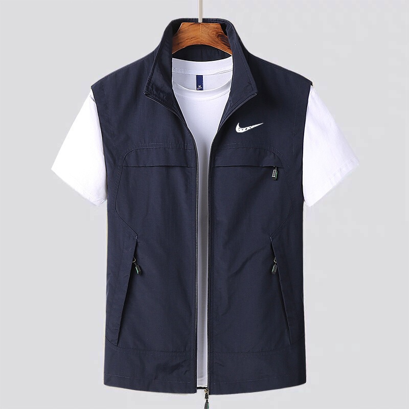 2026 New Spring and Autumn Thin Men's Vest for Middle-Aged and Elderly, Outerwear Men's Casual Stand-Collar Vest 2026 New Spring and Autumn Thin Men's Vest for Middle-Aged and Elderly, Outerwear Men's Casual Stand-Collar Vest