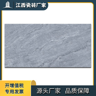 Gao'an Gray Marble Tiles 600X1200 Glossy Glazed Floor Tiles Shopping Mall Supermarket Non-slip Floor Tiles