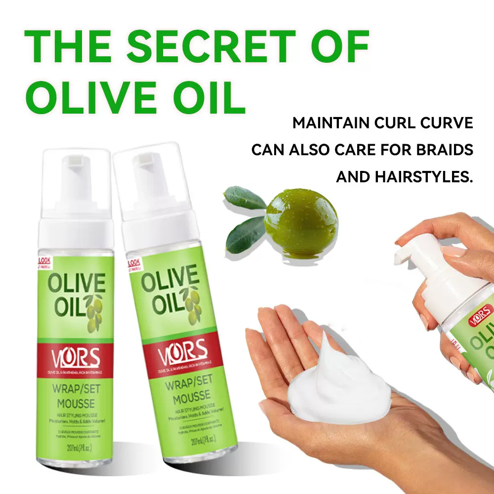跨境新品椰子摩丝定型泡沫慕丝发蜡ORS橄榄Olive Oil ORS保湿发胶