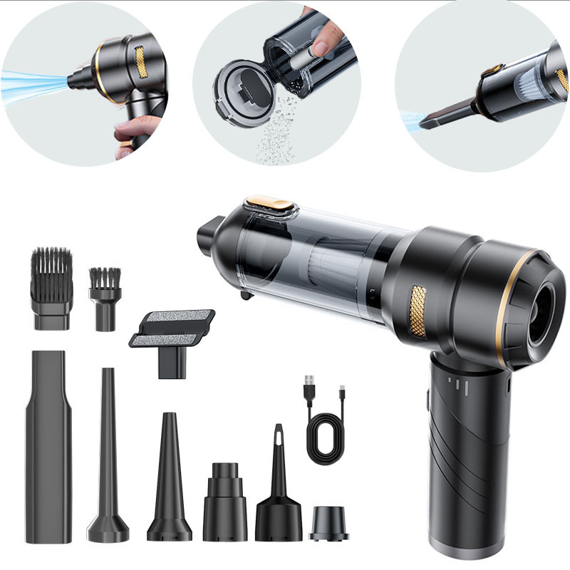 New car vacuum cleaner household charging portable handheld brushless small dust blower large suction suction machine