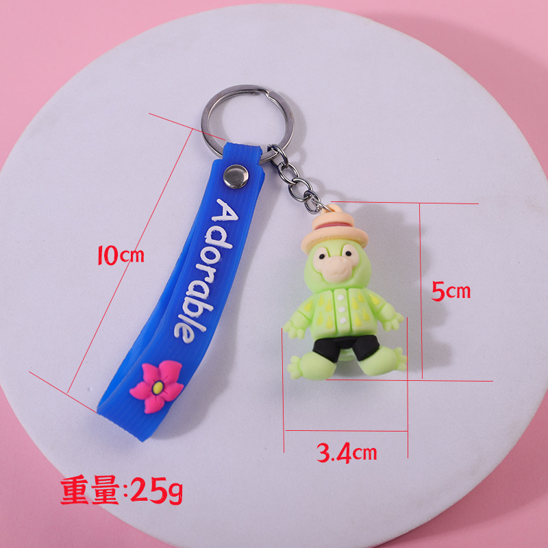 卡通全紅嬋同款烏龜鑰匙扣可愛奧樂米拉PVC公仔掛件小禮品批發