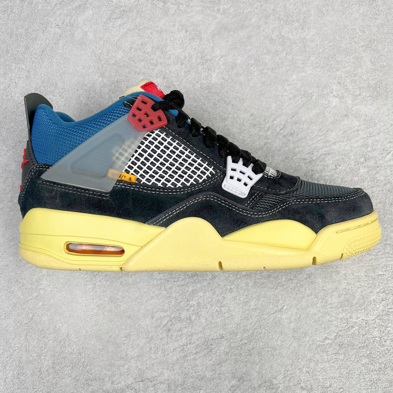 High-quality cross-border Putian Jordan 4 mid-top basketball shoes, retro comfortable suede skateboard shoes, versatile for couples