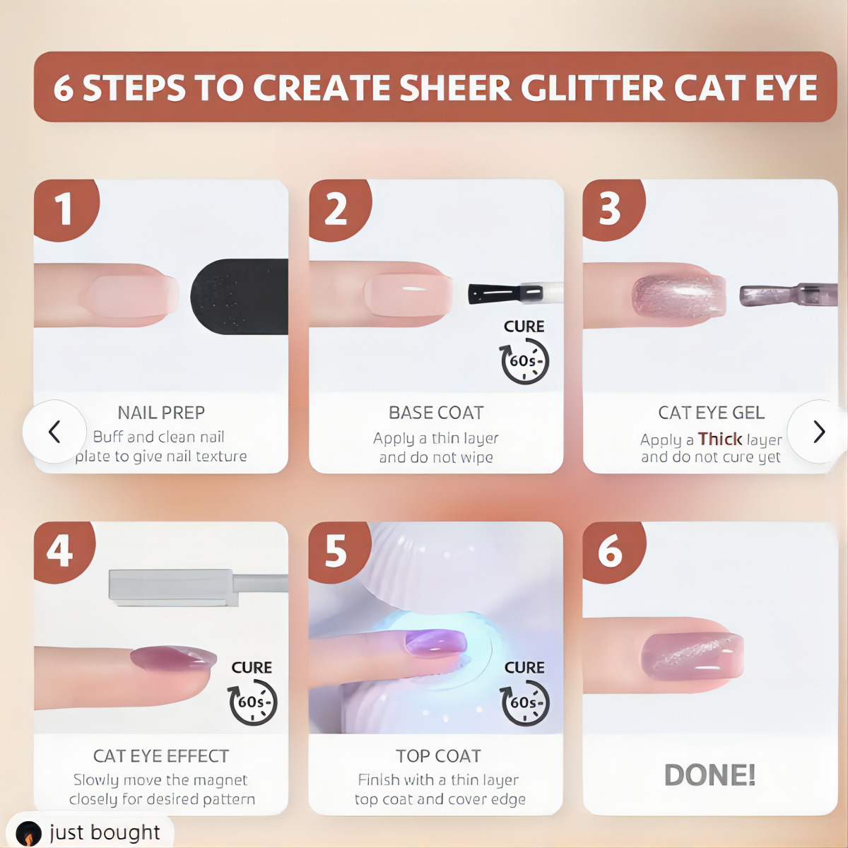 Popular online celebrity new pink neon cat eye Nail Polish glue solid long-lasting nail beauty shop dedicated