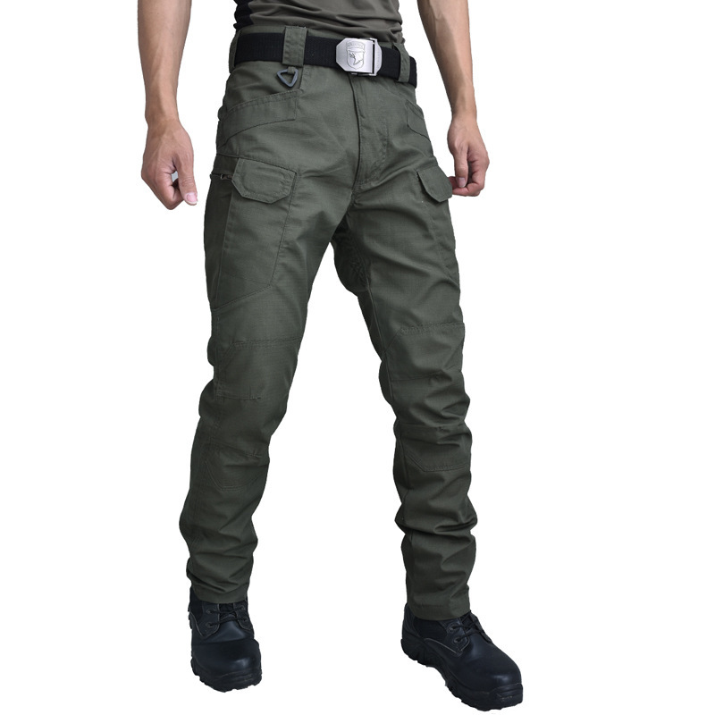 Pantalones tácticos de venta directa de fábrica Pantalones de camuflaje para hombres de primavera Monos Pantalones de entrenamiento IX7 resistentes al desgaste multibolsillos de otoño 9 pantalones casuales