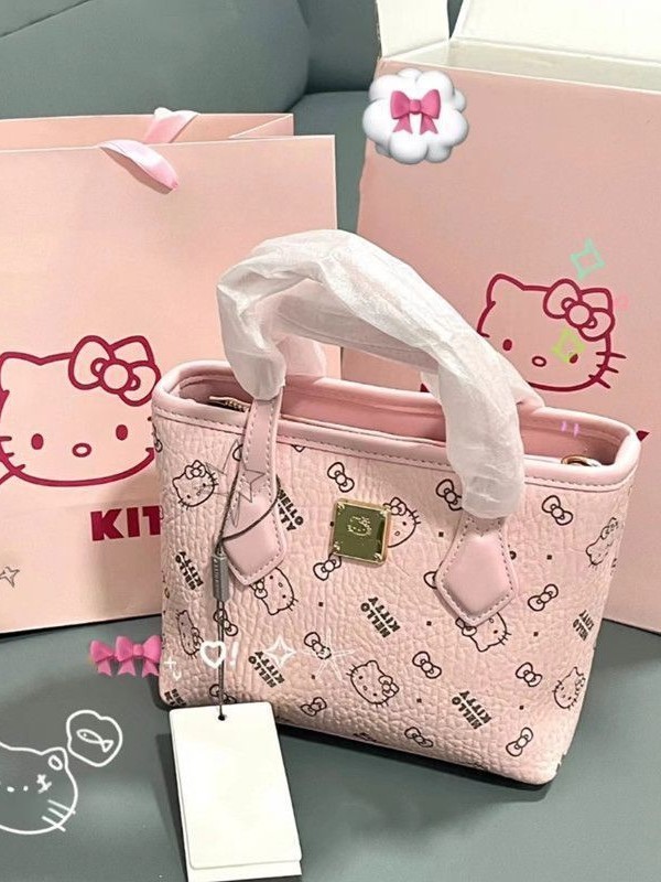 HelloKitty凯蒂猫菜篮子系列托特包2025新款手提包斜挎单肩包女|undefined