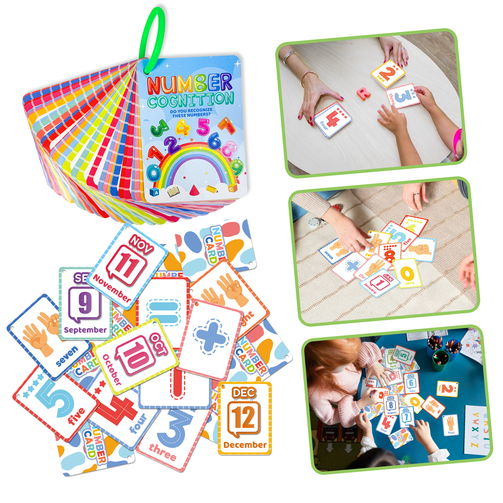 Best-selling 36-piece Set Of Recognition For Children, Arithmetic Number Matching Early Education Cards, Parent-child_voghion.com
