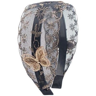 Direct Manufacturer Sale Butterfly Hair Clip Wide Edge Hairpin Elegant Influencer Anti-Slip Hair Compress Face Cover Hair Band for Women Concealer White Hair Accessory