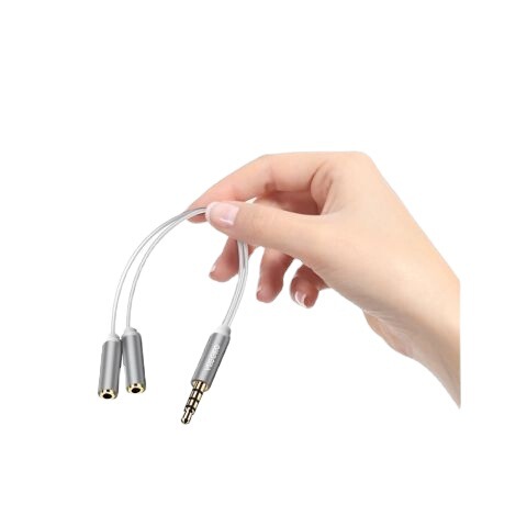 Weige headphone splitter one-to-two 3.5mm audio cable one-to-two interface dual headphone adapter couple line