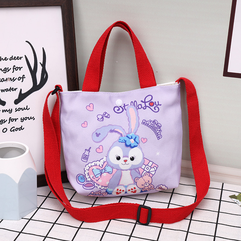 Bolsos para niños al por mayor Bolsos de hombro de moda coreana para niños Bolsos de mensajero para niños de lona de dibujos animados Bolsos de mano