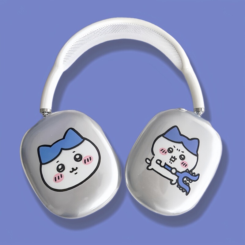 アニメ透明適用アップルAirPods Maxヘッドセットbluetoothヘッドセット保護カバーソフトケースかわいいシンプル|undefined