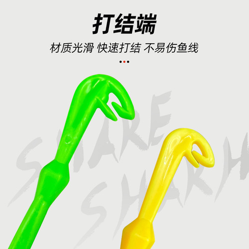 Wholesale dual-purpose metal manual hook tying device, fishhook hook tying device, sub-line plastic knotter hook tying device