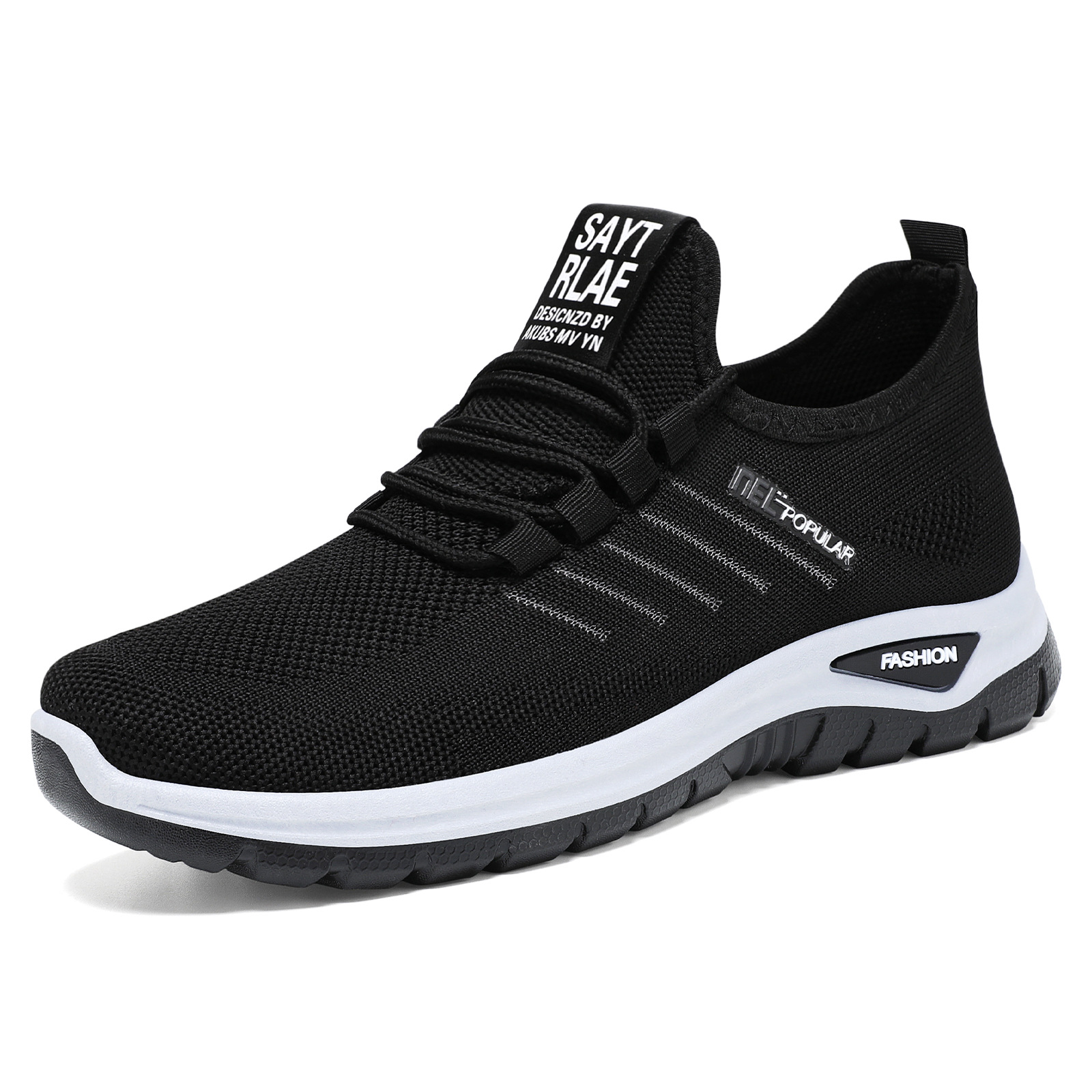Zapatos mujeres de mediana edad verano transpirables cómodos zapatos únicos regalos de venta directa suela suave casual zapatos de malla para mamá