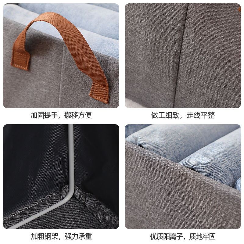 现货整理师衣物裤子盒家用布艺衣服折叠整理箱衣柜抽屉式收纳盒|undefined