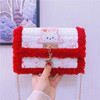 Knitted handmade bag, materials set, cute one-shoulder bag, 2021 collection