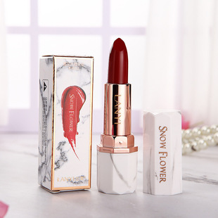 Lanyi Marble Matte Lipstick Student Fog Velvet Moisturizing Lipstick Internet Celebrant Makeup Shake Tone Cross-border Beauty Makeup