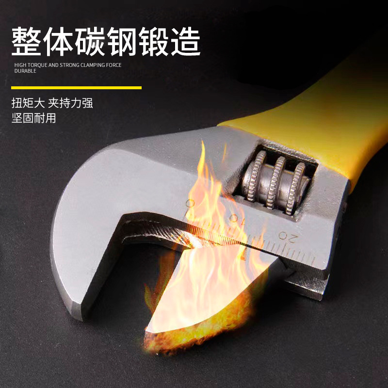 Llave activa de punto genuino, aislamiento de gran apertura, herramienta de llave de boca de plástico multifuncional, llave de 12 pulgadas