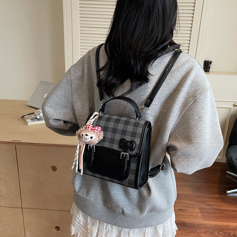 Bolsa de viento de la universidad para mujeres nuevas mochilas casuales coreanas, bolsas de hombro de mano, bolsas de mochila de gran capacidad para chicas lindas diarias image 4