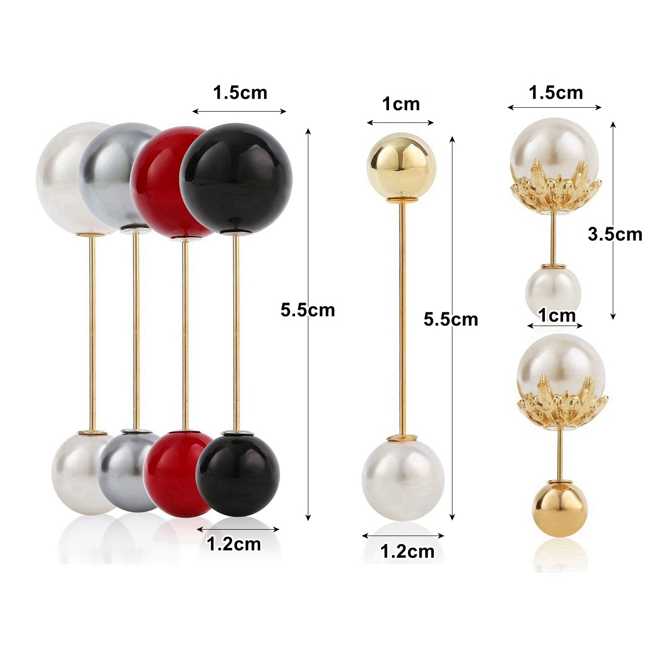 (15) B2106-1 멀티 컬러 진주 세트 7