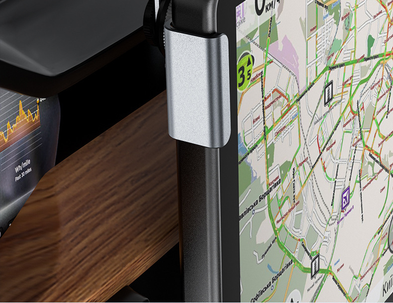 New Energy Vehicle-Specific Screen Car Mobile Phone Holder Base Navigation Support Frame Aluminum Alloy Car Base