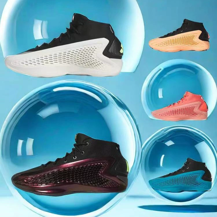 Мужские и женские дышащие высокие баскетбольные кроссовки Edwards Generation AE1, нескользящая амортизирующая износостойкая студенческая практичная спортивная обувь