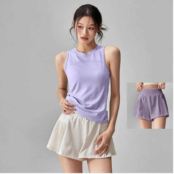 Purple shorts