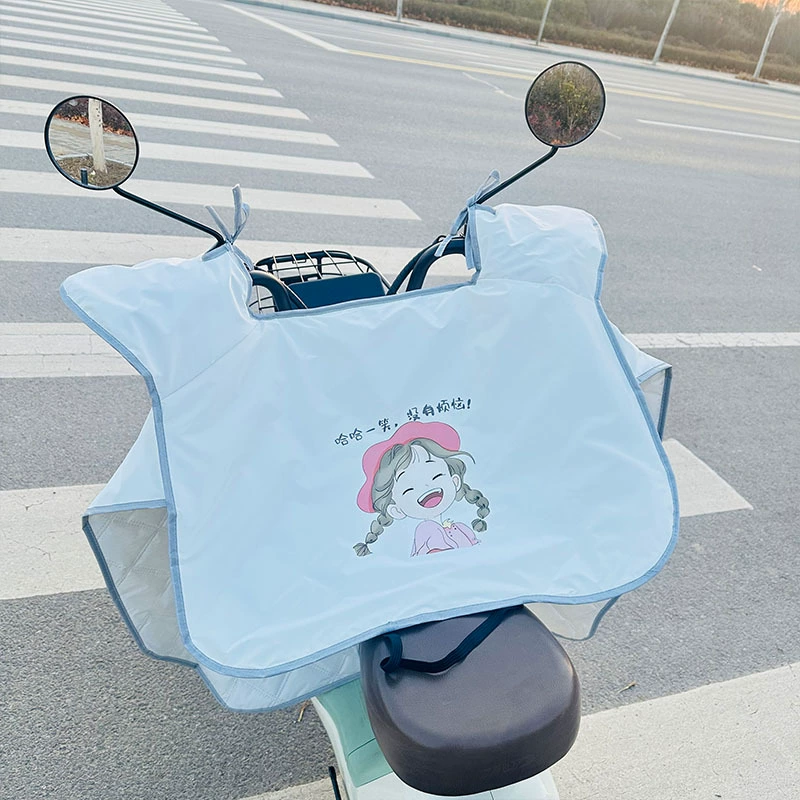 Windproof summer thin waterproof electric car, sun protection