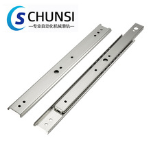 IDC10中载型35系列二节式带缓冲功能3/4伸展工业线性滑轨