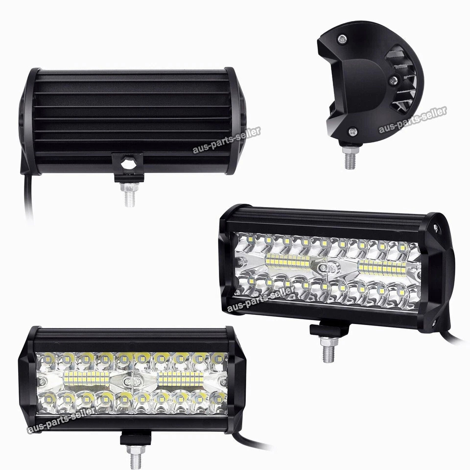 Lámpara de barra larga de automóvil LED doble fila 400W lámpara de trabajo ultra brillante barra delantera de vehículo todoterreno red centro lámpara de reflector 40LED image 6