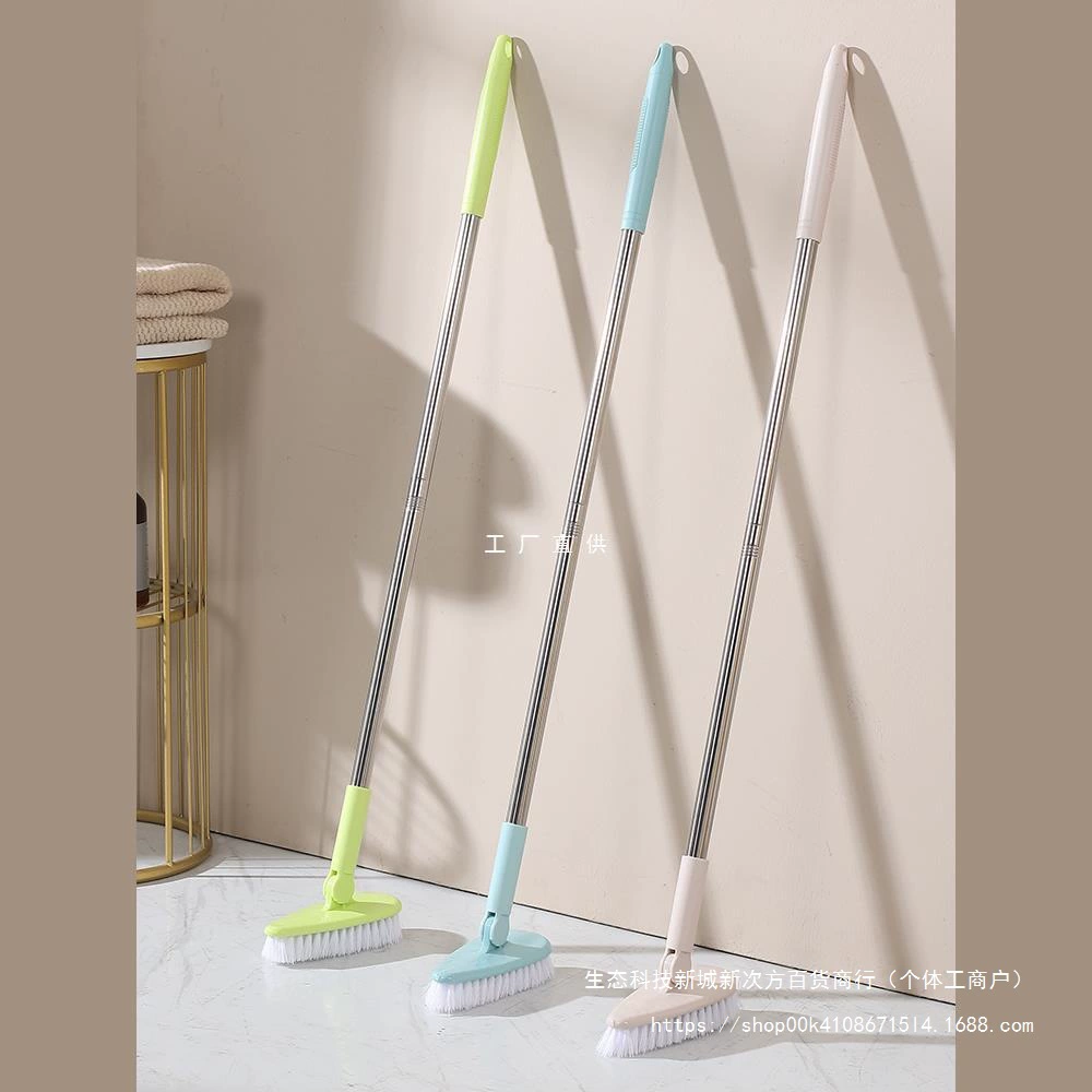 Щетка для чистки ванной комнаты, щетка для ванной комнаты, без мертвых углов, плитка, без изгиба, щетка с удлиненной ручкой, щетка для пола в туалете