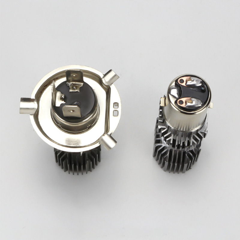 Motocicleta LED faro doble garra tres garra cuatro cara iluminar cuentas de lámpara CSP   Transformación del faro delantero del vehículo eléctrico