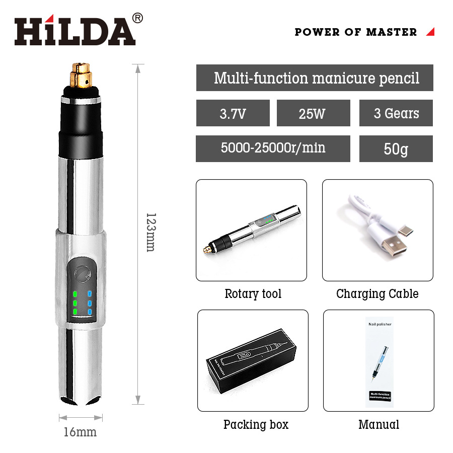 Nuevos productos de mano recargable electro-molido lápiz con pantalla de pantalla de piedra grabado lápiz Bodhi anillo pulido micro-escultura