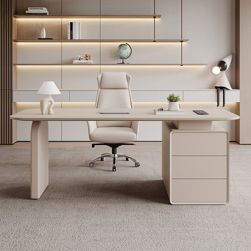 Shengli Italian-style cross-border light luxury desk, lacquered, simple and modern, for beauty salons, office computer desk, dental and aesthetic consultations