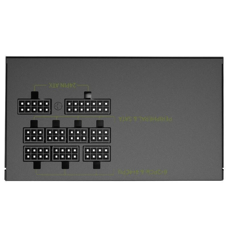 Блок питания Great Wall X6 золотой рейтинг 650W, полноформатный режим, широкая одношинная 12V, бесшумный для настольного ПК
