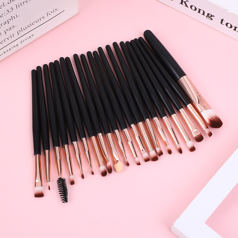 Bolli 20-piece makeup brush set, complete set of eye makeup brushes, eyeshadow brushes, beauty tools, brushes, dropshipping from manufacturer