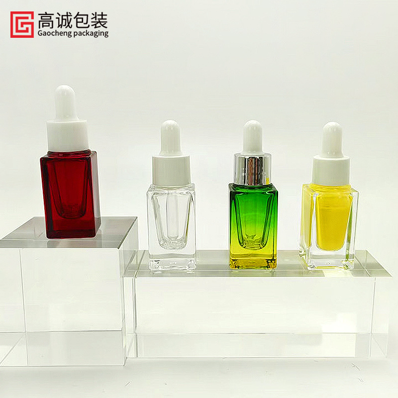 10ml精华液瓶化妆品玻璃滴管瓶分装瓶 护肤品精油瓶厂家定 制工艺