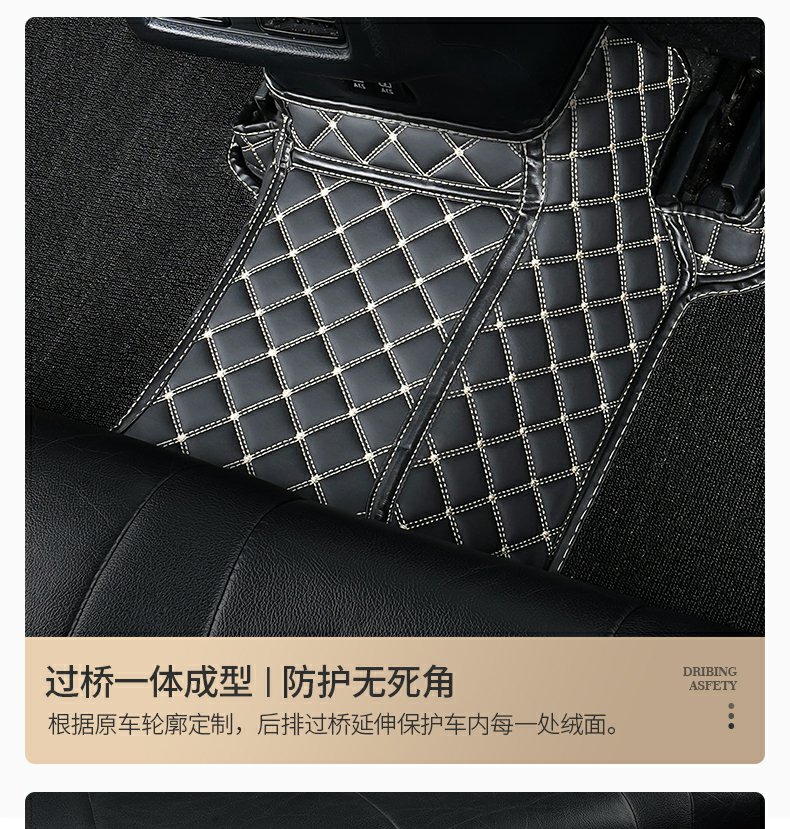 24 models of JAC Ruifeng RF8 car accessories, full-coverage 7-seater driver and passenger side Snowy carpet floor mats