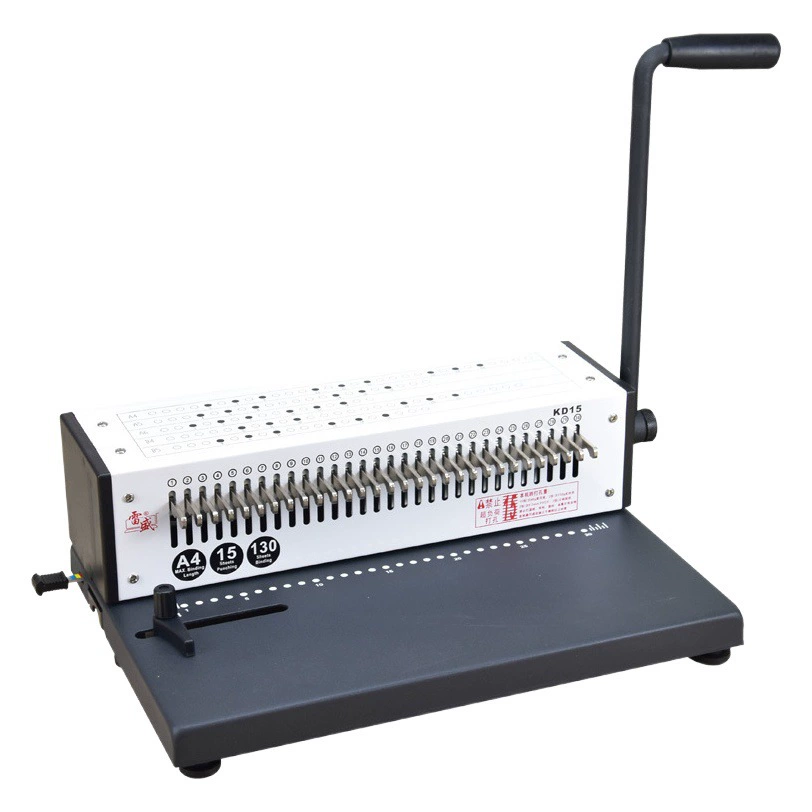 30 отверстий с одной катушкой Leisheng KD15 ноутбук штамп жесткий зажим кольцо разомкание кольцо пробивки